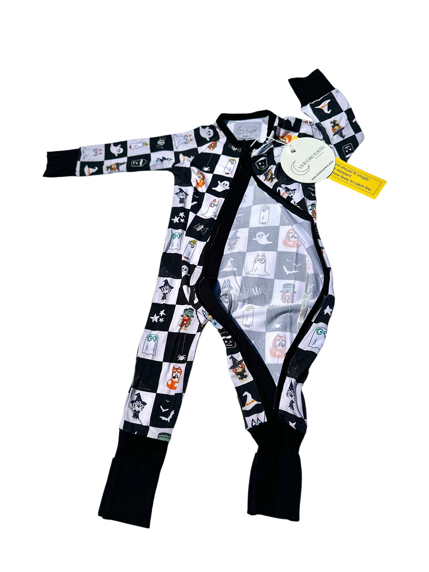 Halloween Double Zipper Sleeper