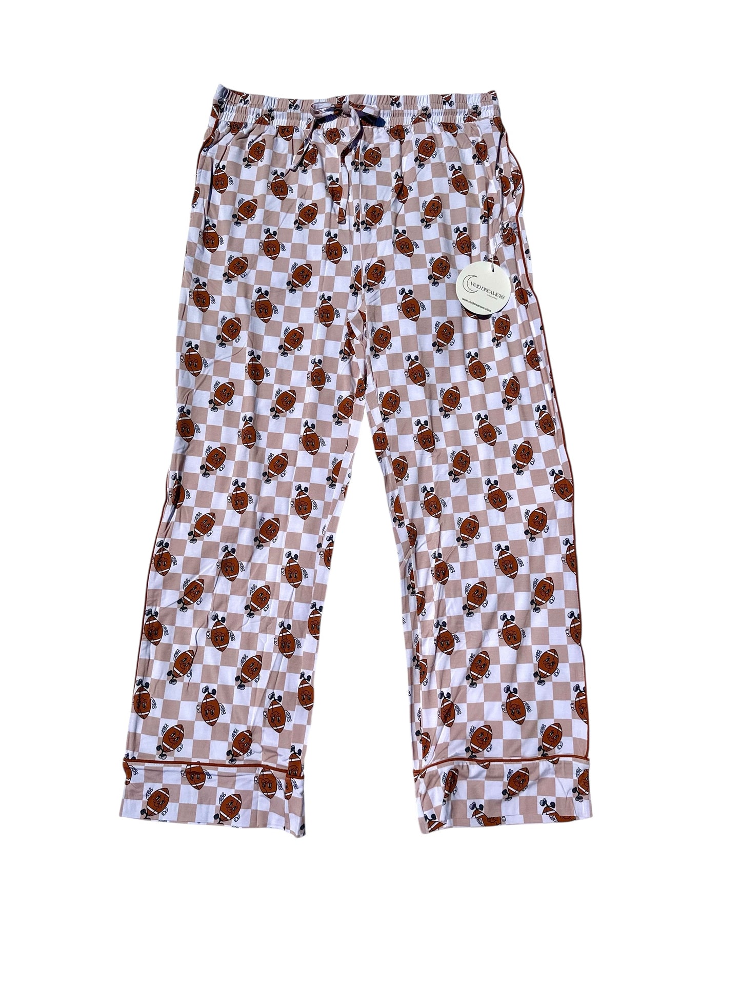Football Print Adult Lounge Pants